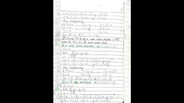 linear Algebra 12 edition chapter 3 Exercise 3.1 Question1-12,15,16