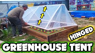 How to make a Greenhouse Tent for a Garden Bed Box.