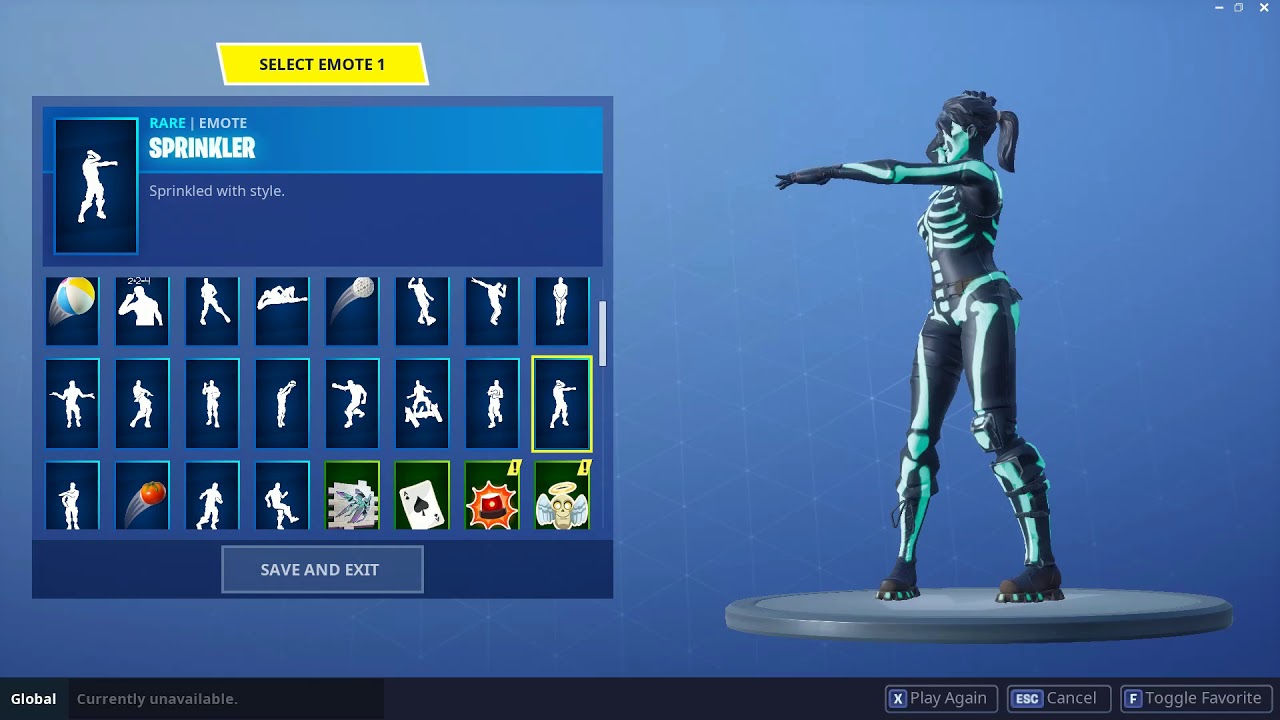 FORTNITE SPRINKLER EMOTE (1 HOUR) YouTube