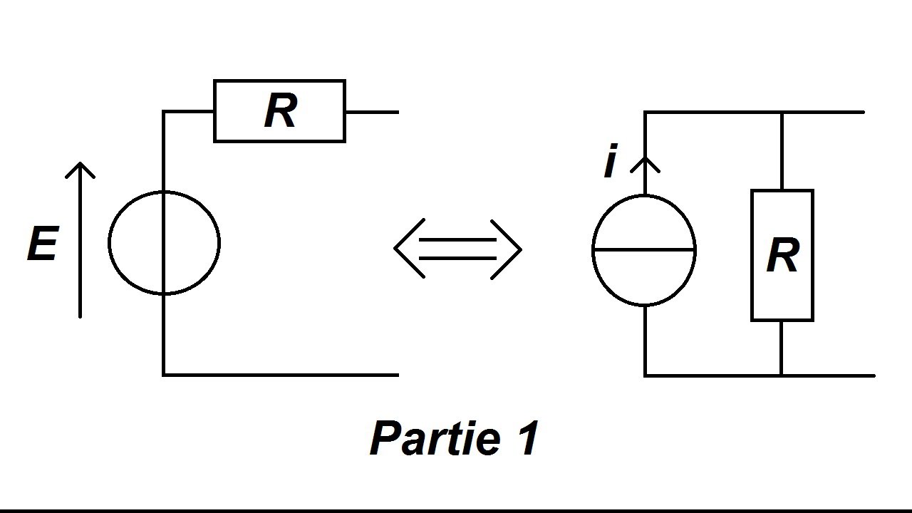 Exemple d'utilisation du théorème de Thévenin