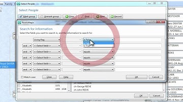 Cleaning Up Living Flags in RootsMagic 4