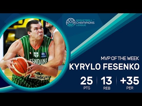 Kyrylo Fesenko is on fire! - High Double-Double and MVP of gameday 7!