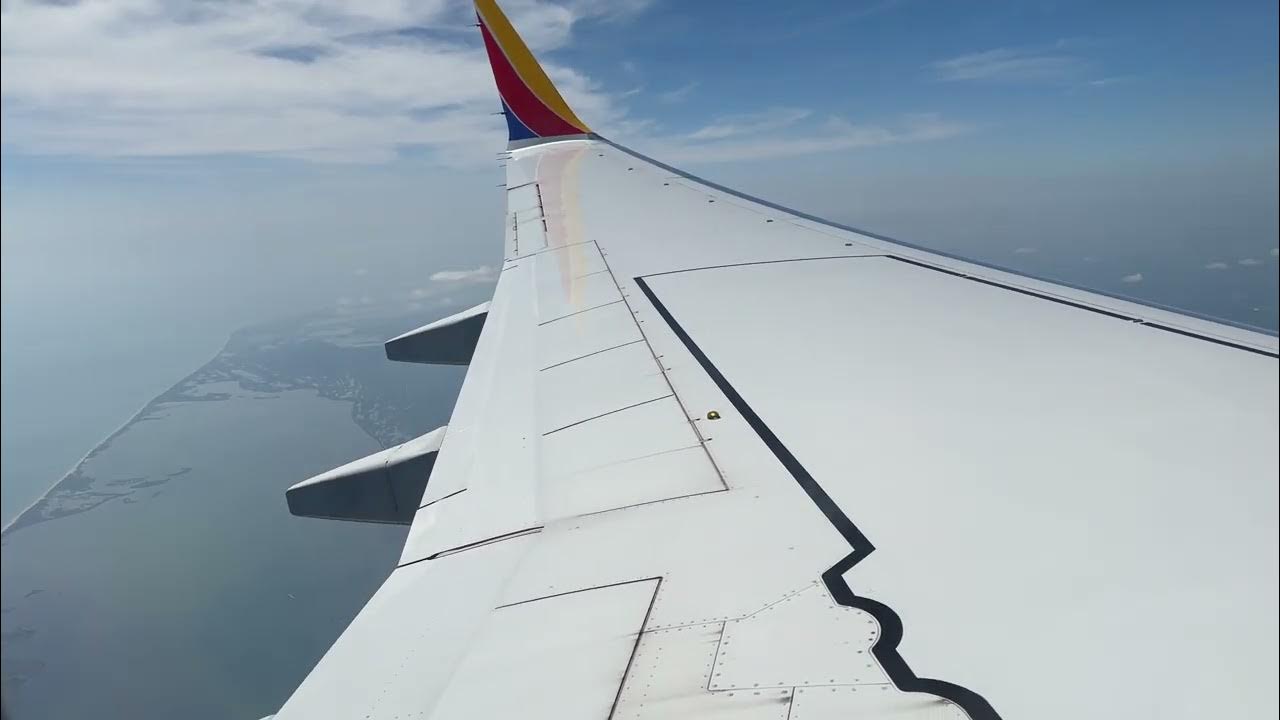 4K Video Southwest Airlines 737 Max8 Islip to Orlando (May 25th 2024