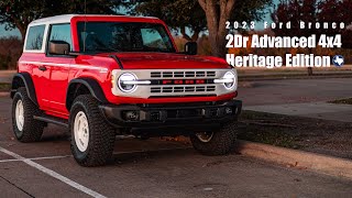 Heritage Revival: Exploring the 2023 Ford Bronco 2Dr Heritage Edition