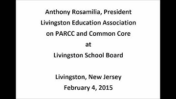 On PARCC and Common Core