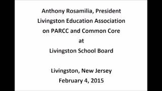 On PARCC and Common Core