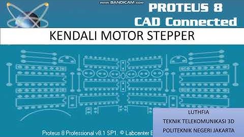 Simulasi Kendali Motor Stepper Menggunakan Proteus 8 dan Arduino IDE
