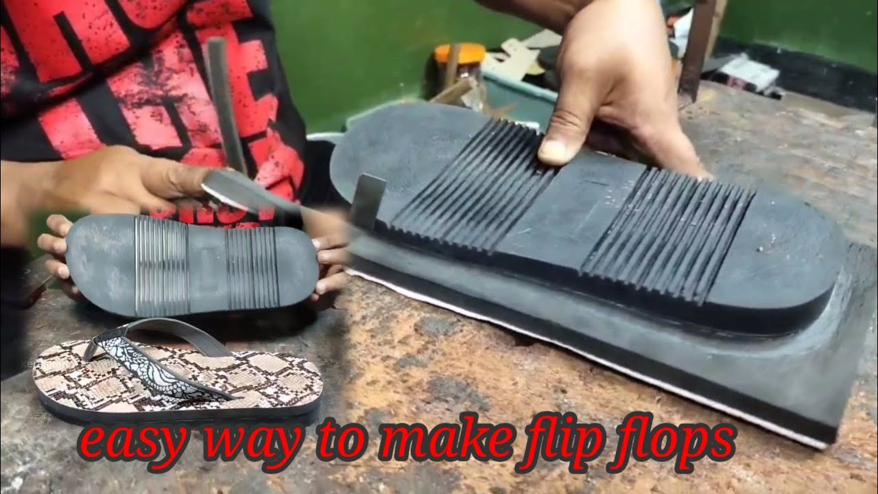 Make flip flops quickly and easily - YouTube