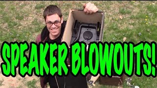 SPEAKER BLOWOUTS! - Paradigm, Realistic Nova, and Aiwa Garage System