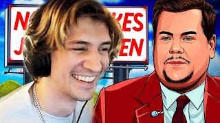 How James Corden Destroyed His Reputation | xQc Reacts