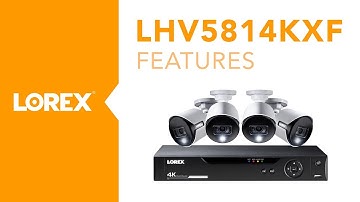 LOREX 4K Active Deterrence Security Camera System (LHV5814KXF)