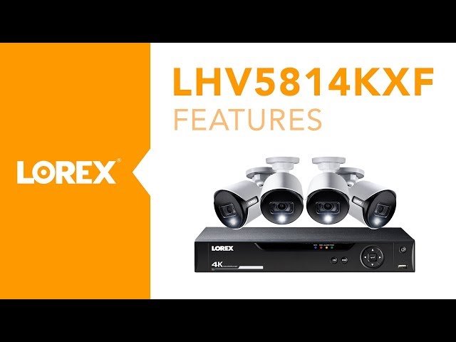 Lorex 4K Active Deterrence Security Bullet Camera