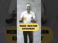 Redox Reaction Experiment #youtube #experiment