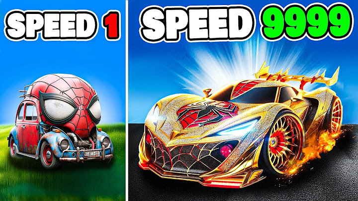 Slowest to Fastest SPIDERMAN Car in GTA 5