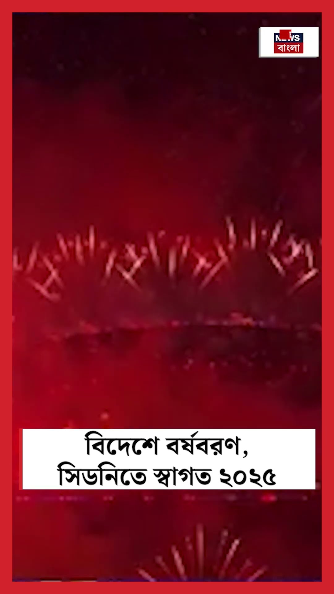 জমকালো আতশবাজিতে Sydney তে বর্ষবরণ উৎসব #shorts