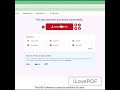 Repairing PDF File using ILovePDF