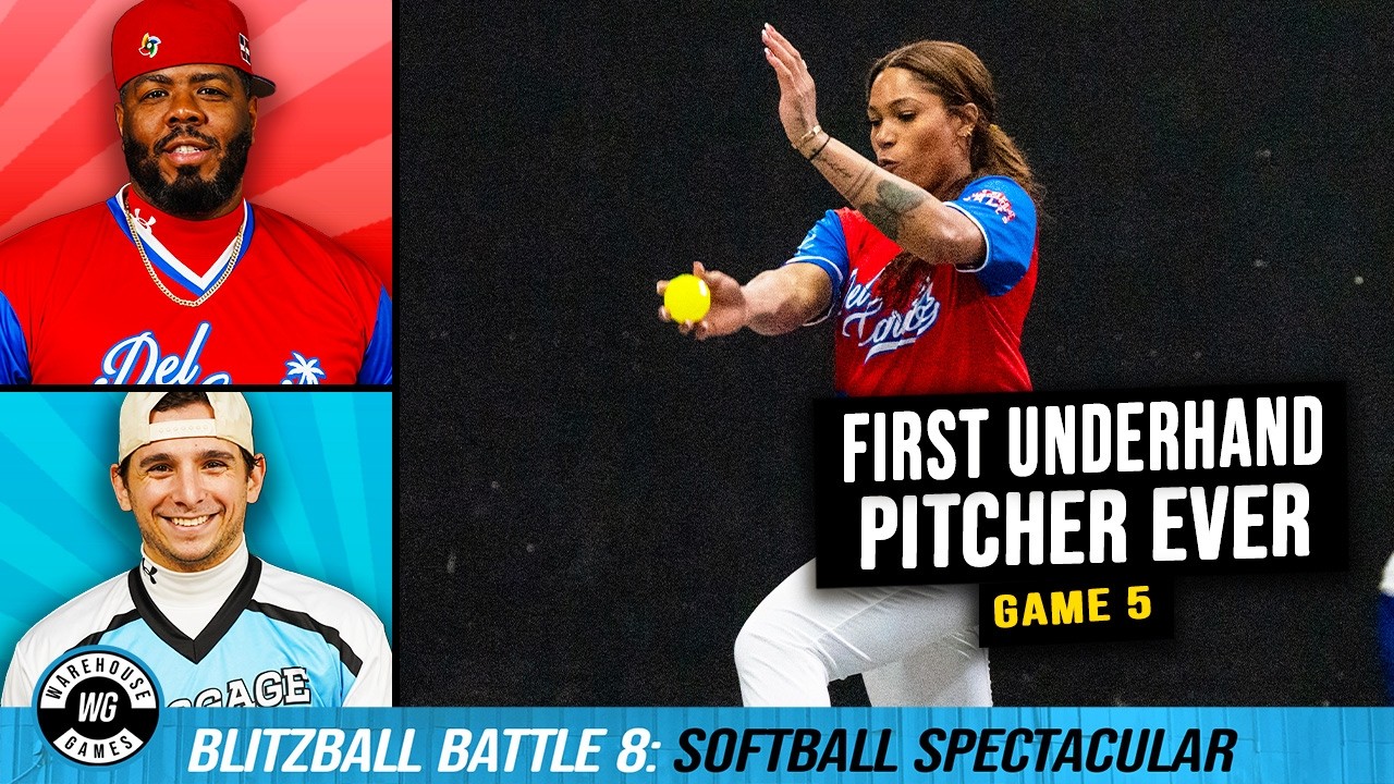 First Underhand Pitcher in Warehouse History! | Game 5 | Blitzball Battle Softball Spectacular