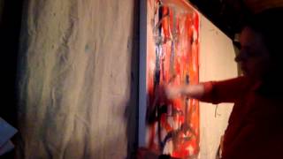 The Bouncing Canvas - First layers.