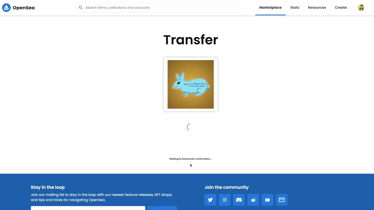 How to transfer or Send NFT Gift to someone on Opensea?