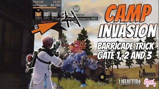 Camp Invasion BUG/Trick | Barricade Trick | Easy Defend - LifeAfter
