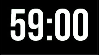 Celebrity 59 Minute Timer - 3540 Seconds Countdown Profile