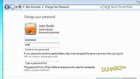 How to Create a User Account in Windows 7 For Dummies