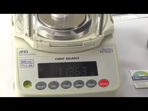 Laboratory Balance Calibration for A&D Weighing FX700CT