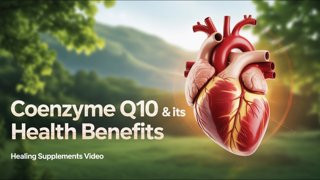 CoQ10 Mineral Healing Supplement Video