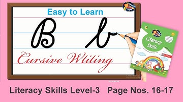 Cursive Writing for Beginners | Letter B | Cursive Capital and Small Alphabet |  Learning Booster