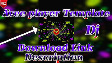 Avee Player Template || New Gif Background Avee Player