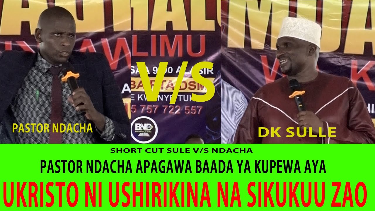 PASTOR NDACHA APAGAWA BAADA YA KUPEWA AYA UKRISTO NI USHIRIKINA KTK INJILI YA LUKA HAKUWAHI KUIONA