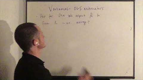 Linear Econometrics: Variances of OLS Estimators Frozen