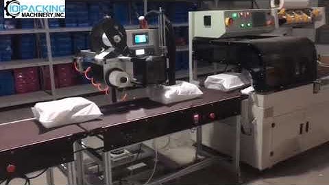 Automatic real time printing carton top pressing labeling machine