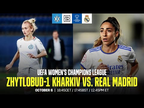 ZHYTLOBUD-1 KHARKIV VS. REAL MADRID | UEFA WOMEN’S CHAMPIONS LEAGUE MATCHDAY 1 LIVESTREAM