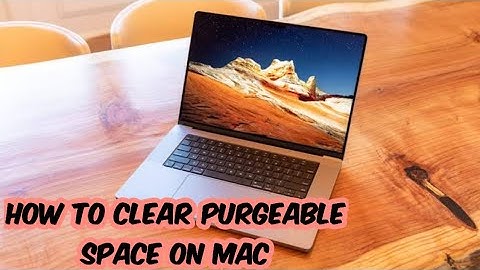 How to clear purgeable space on a Mac