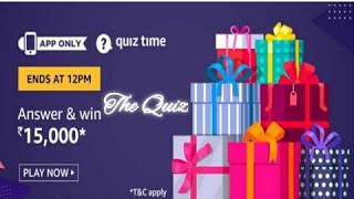 Amazon Quiz Answers Today's | 6th April, 2020 | Win Rs 15000 Pay Balance (3 Winners) screenshot 5