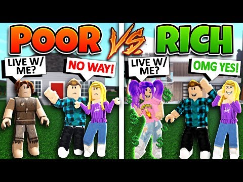 Poor Vs Rich House Challenge In Roblox Bloxburg Youtube - roblox noob vs pro vs robux spender family tree house build