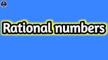 Rational numbers | Tamil  #rational #numbers #tamil #typesofnumbers #saimaths