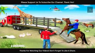 Farm Animal Transport Truck Driving Simulator | Offroad Animal | Android 3D Gameplay | Gamendo screenshot 5