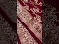 Pure katan silk Banarasi saree #saree #indianhandlooms #onlineshopping