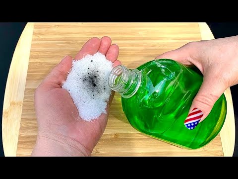 Видео: Mix detergent with SALT 