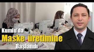 Kumlu Kaymakamlığı Covid-19 Mücadele Kapsamında Maske Üretti, Vatandaşlara Ücretsiz Dağıtım Sağladı.