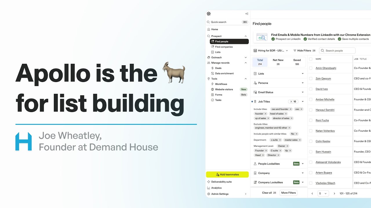 Build a Hyper-Targeted B2B List in Apollo in 10 Minutes - YouTube