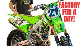 2023 Kawasaki KX450SR Test Day With Monster Energy Kawasaki by Dirt Rider 3,526 views 9 months ago 6 minutes, 19 seconds