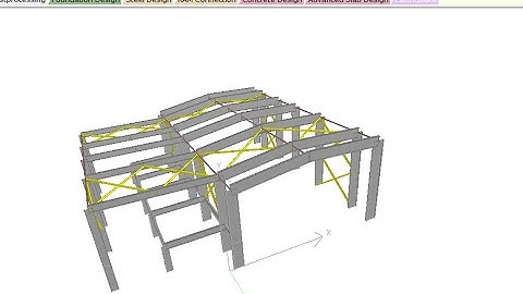 WAREHOUSE DESIGN | STAAD PRO #shorts