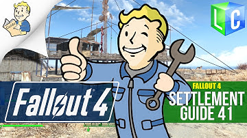 Fallout 4 Guide - Lets build a Raider Camp Pt.3 | The Castle | Settlement Tour