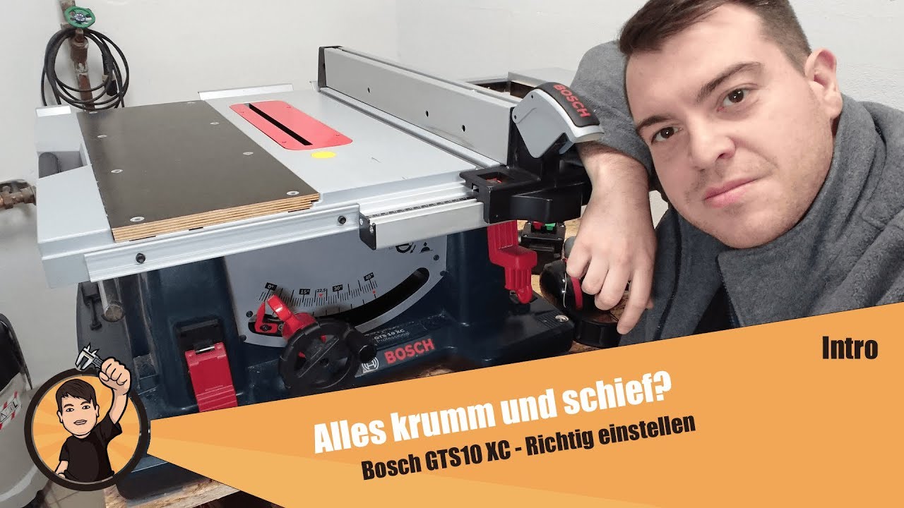 Bosch Gts 10 Xc Richtig Einstellen Intro Nachdenksport Youtube