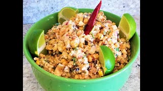 Elote Grilled Mexican Corn Salad Recipe - Street Food