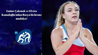 Emine Çakmak Ve Elvira Kamaloğlundan Rusyada Bronz Madalya