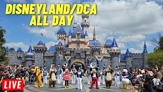 LIVE:  Disneyland and California adventure all day for RIdes and shows 5/13/2024